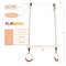 Playberg Wooden Swings with 4 Included Ropes, Tree Swing, Swing Bar, Climbing Rope Ladder and Swing Seat QI003370.Set - alternate 3